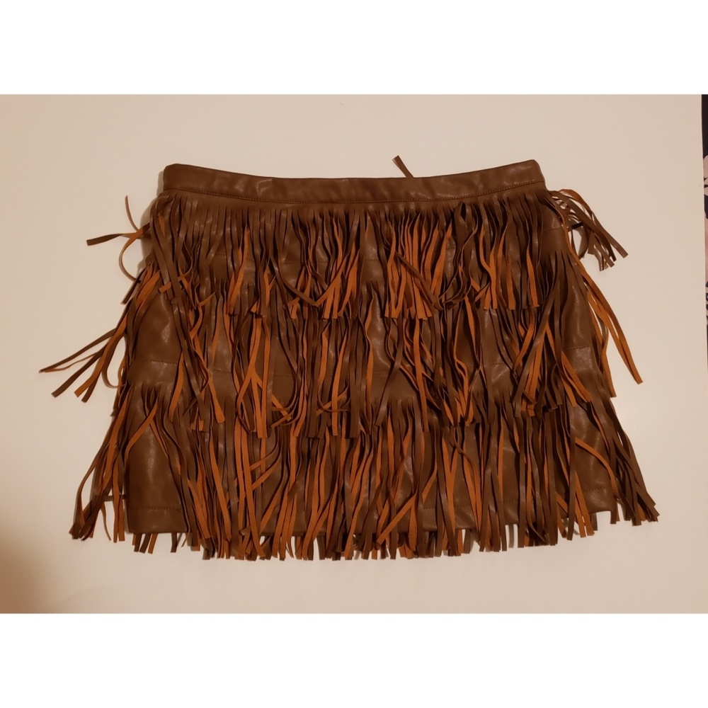 Pleather skirt